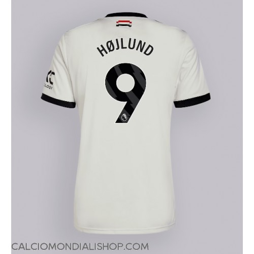 Maglie da calcio Manchester United Rasmus Hojlund #9 Terza Maglia 2024-25 Manica Corta